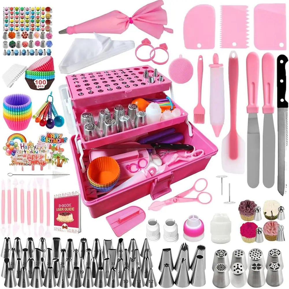 Premium Cake Decorating Set With 66 Tips And Piping Bags