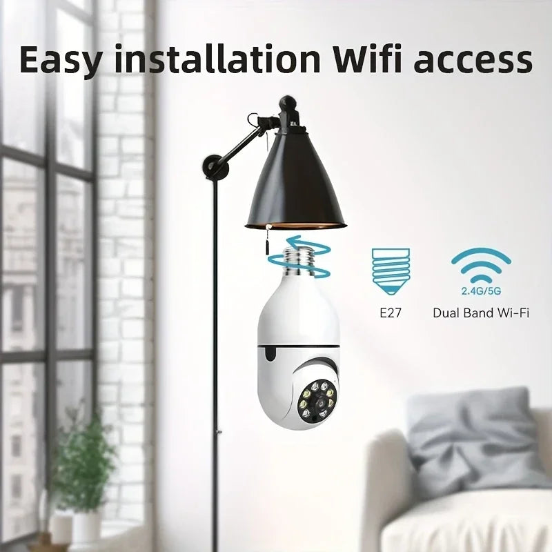 BoyKeep Ease Life App Light Bulb Security Cameras Outdoor Wireless