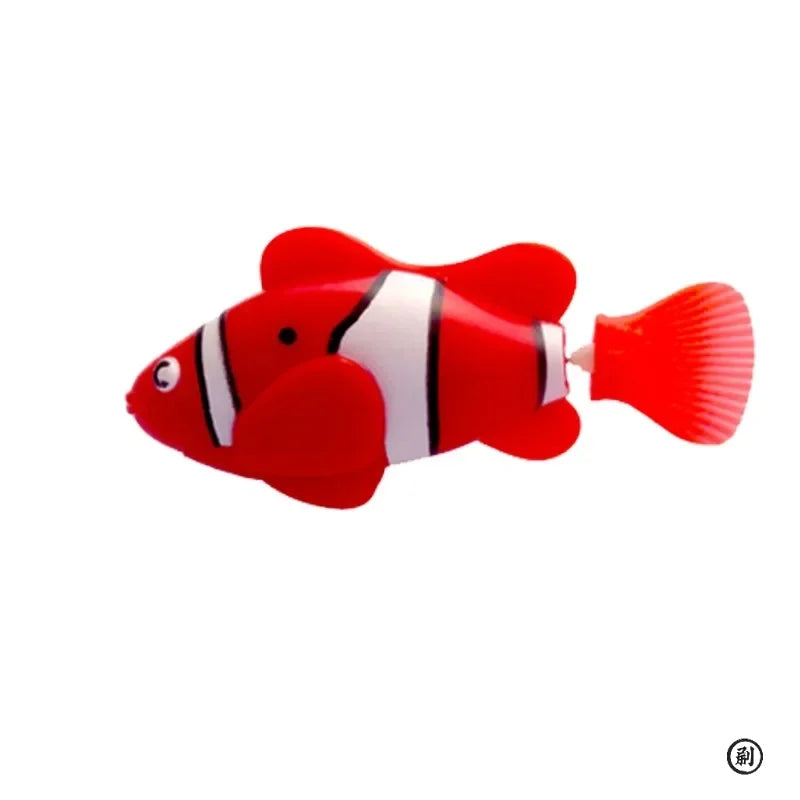 Cat LED Inductive Interactive Swimming Robot Fish Toy