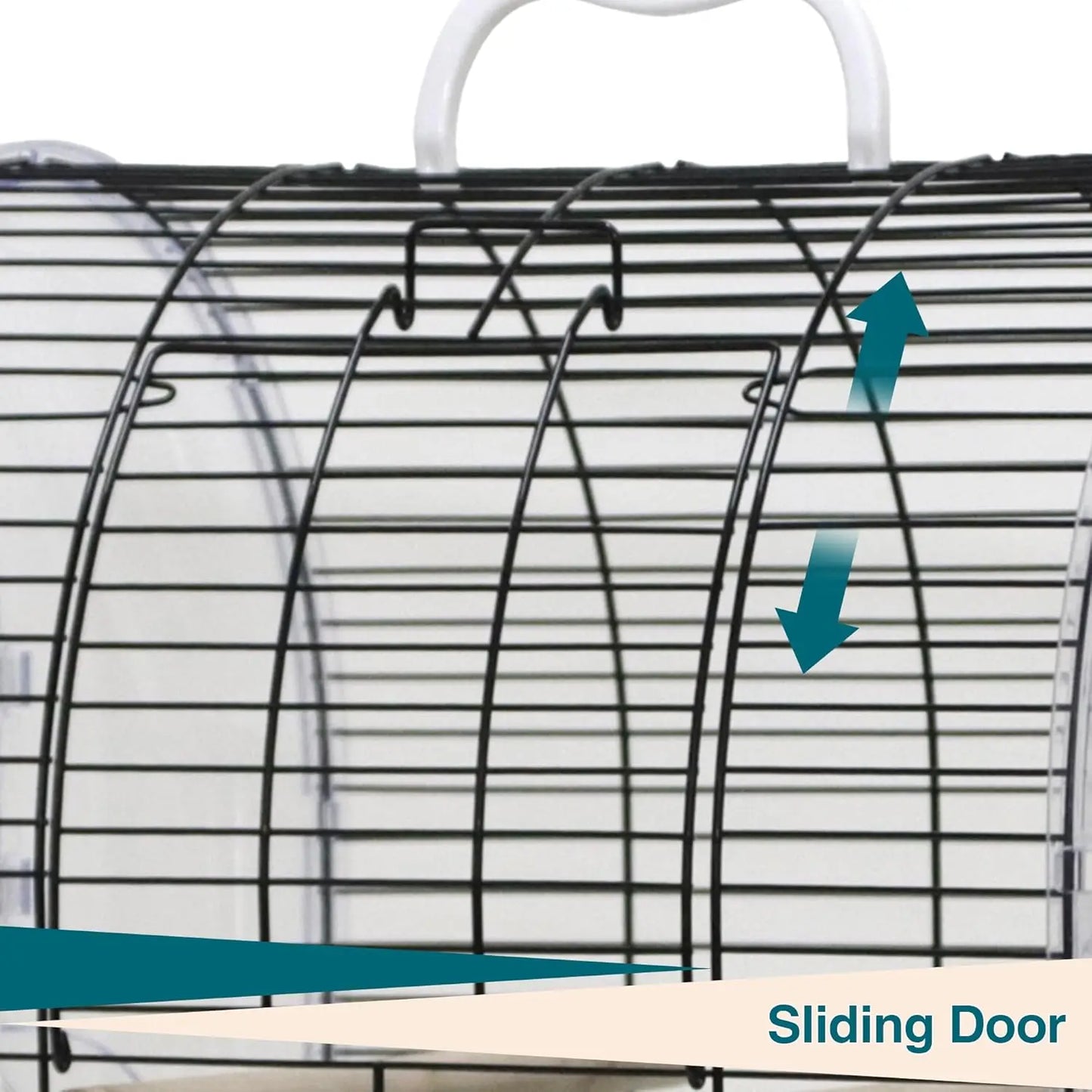 HiMISSCN Portable Bird Cage Carrier Travel Parrot Cage With Perches