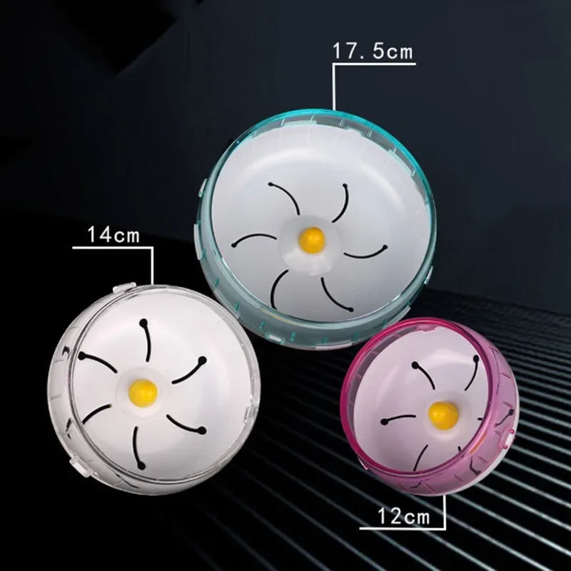 Hamster Running Wheel Exercise Toy, Quiet Spinner For Small Pets