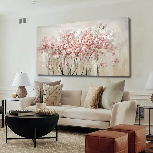 Floral Oil Painting Canvas Art Wall Decor Botanical