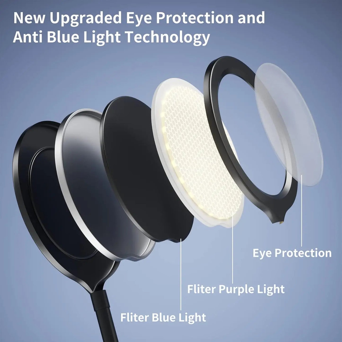 Led Floor Lamp With Remote Dimmable Gooseneck For Living Room