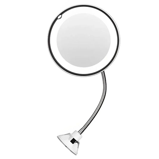 Rotation Makeup Mirror With LED Light Magnifying Tool