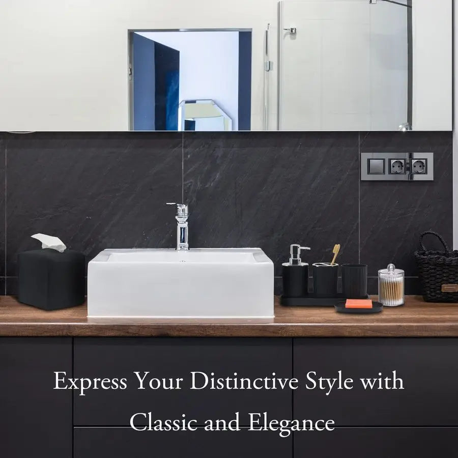 Bathroom Accessory Set 10 Piece Toothbrush Holder Soap Dispenser