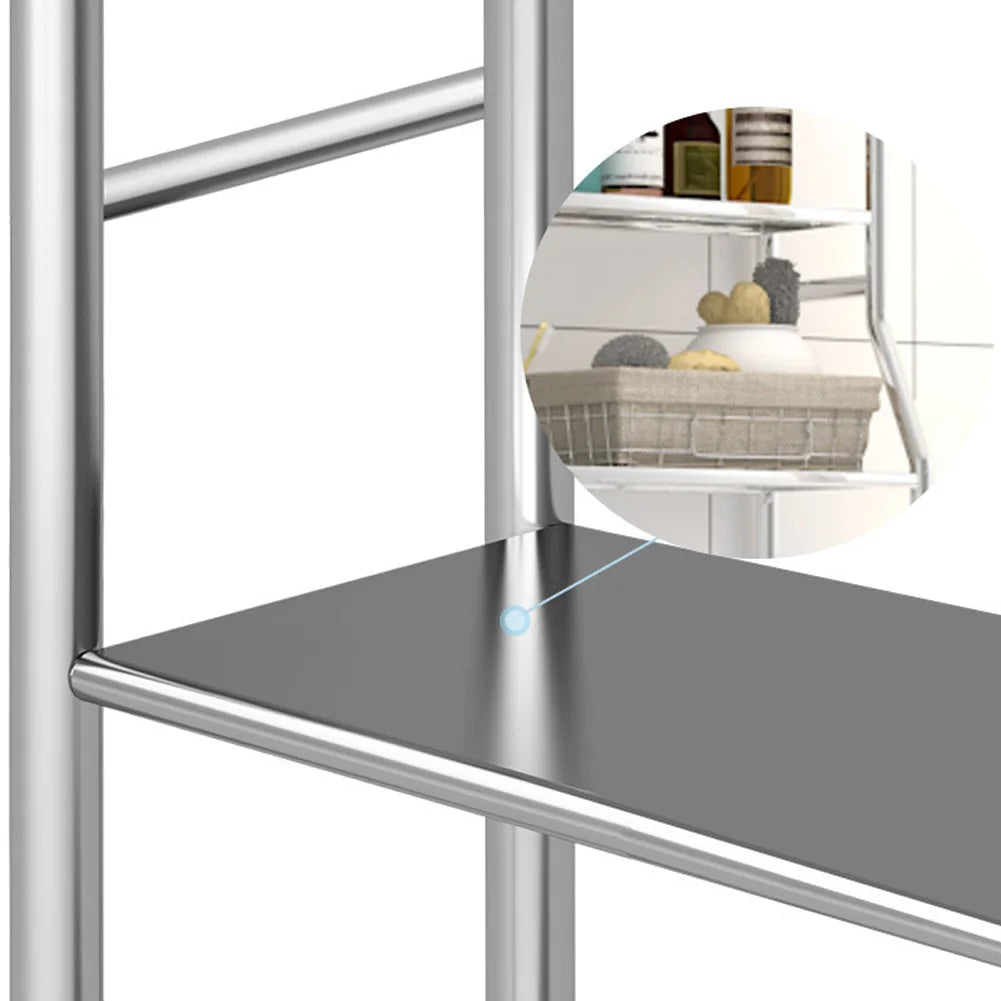 Studyset Over Toilet Storage Shelf 2 Tier Freestanding Bathroom Organizer