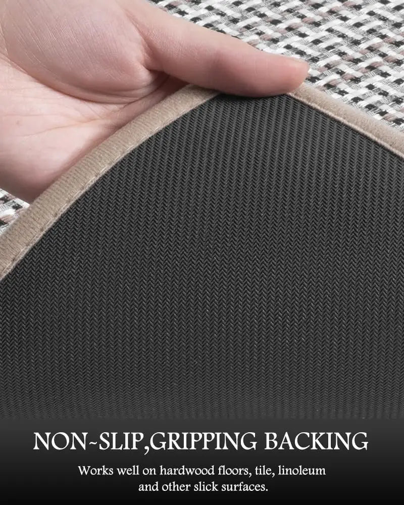 Non Slip Kitchen Rug Set With Runner And Mat Absorbent