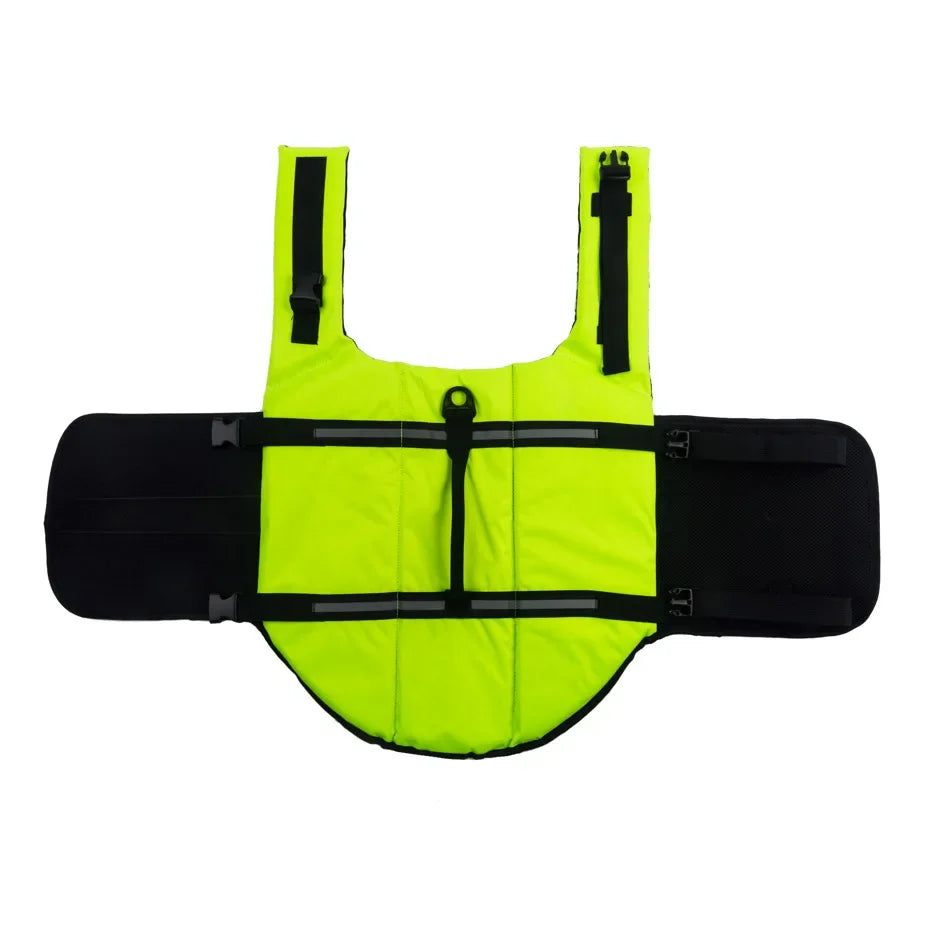 Moonbiffy Dog Life Vest Jacket Reflective Safety Swimming Suit