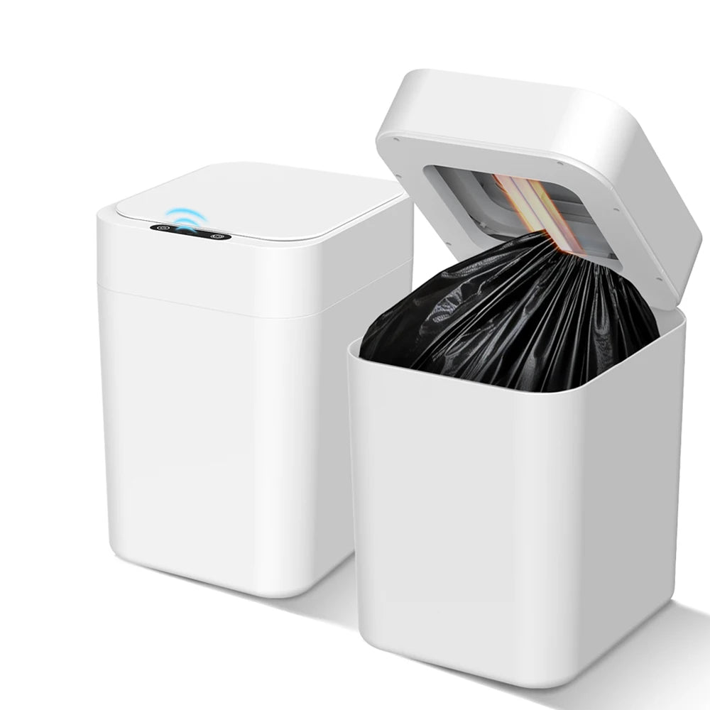 NONECN Automatic Touchless Motion Sensor Trash Can For Kitchen Bathroom