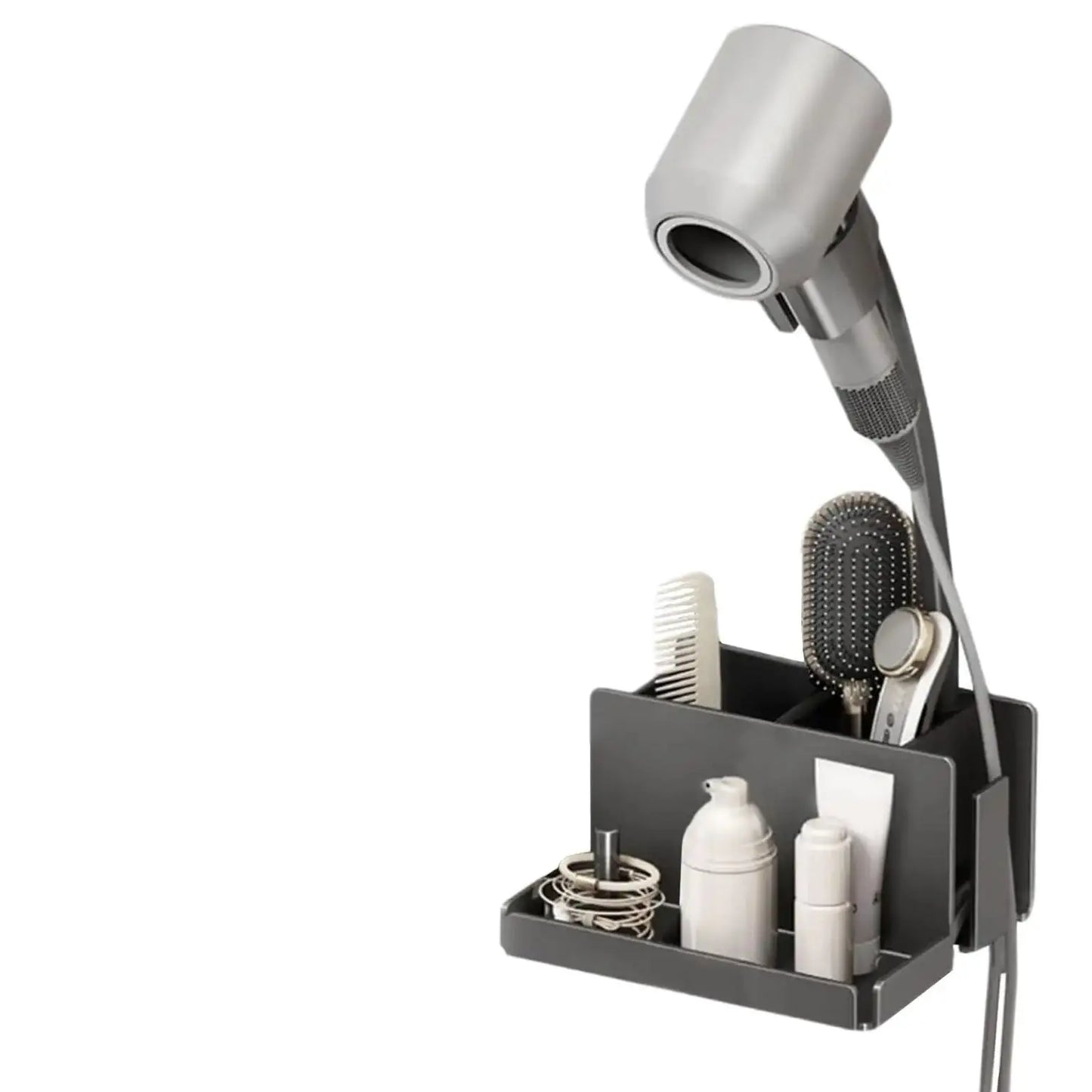 Hair Tool Organizer Wall Mounted Hair Dryer Holder