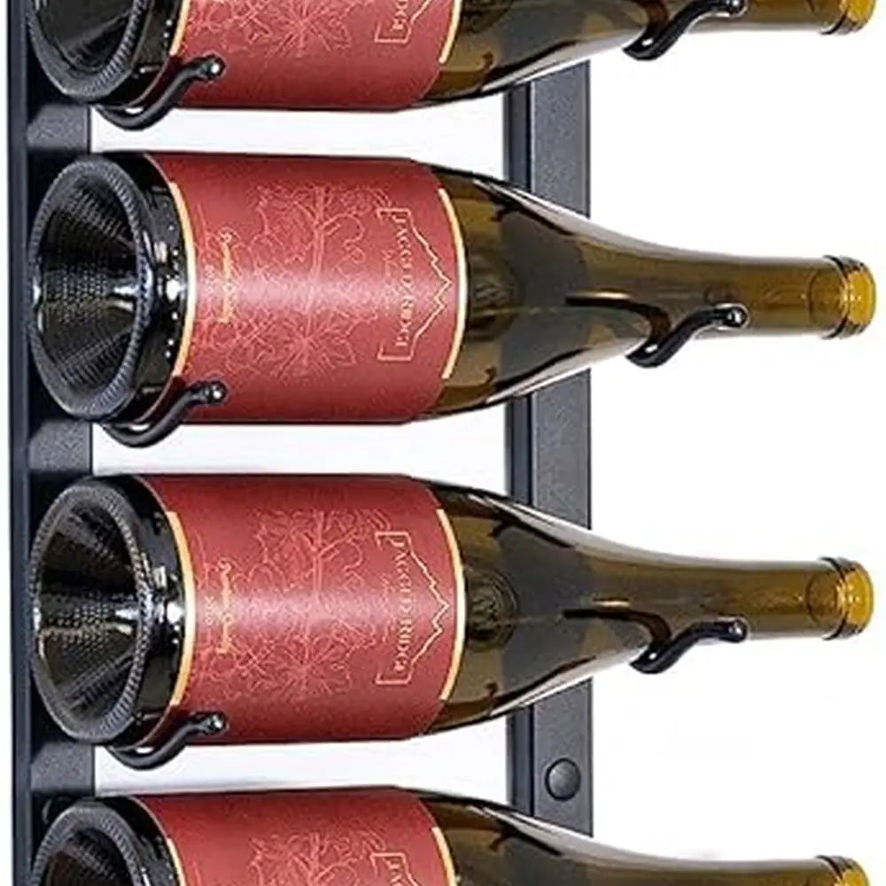 Wall Mounted Metal Wine Rack For 12 Bottle Capacity