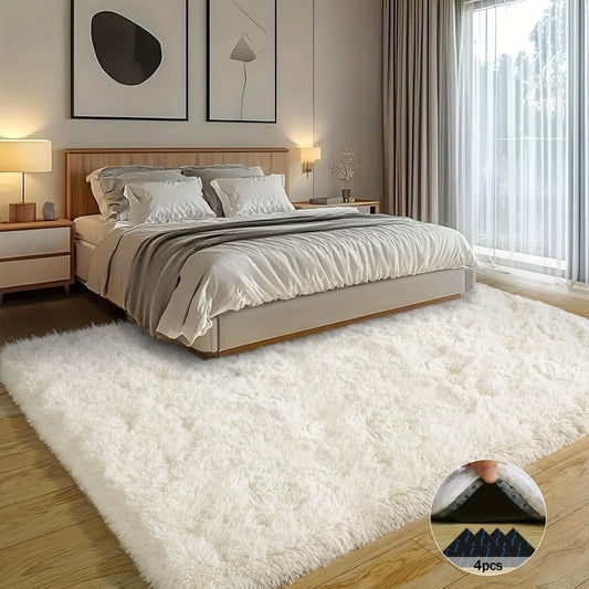NONEDesign Aubusson Soft Shaggy Non Slip Rug for Living Room