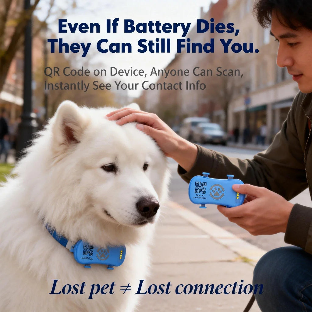 WANWAYTECH GPS Pet Tracker for Dogs and Cats Real Time