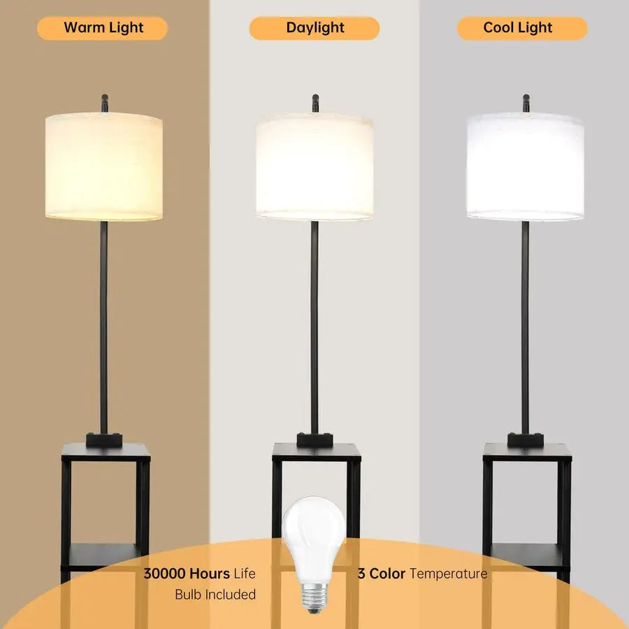 Lamp With Table USB Charging Station And AC Port Pro
