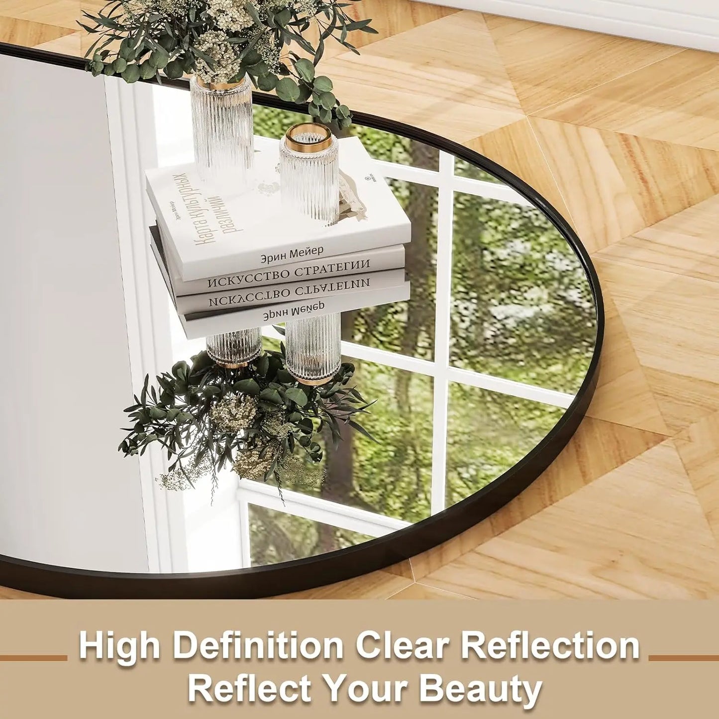 HARRITPURE Full Length Mirror With Aluminum Alloy Frame
