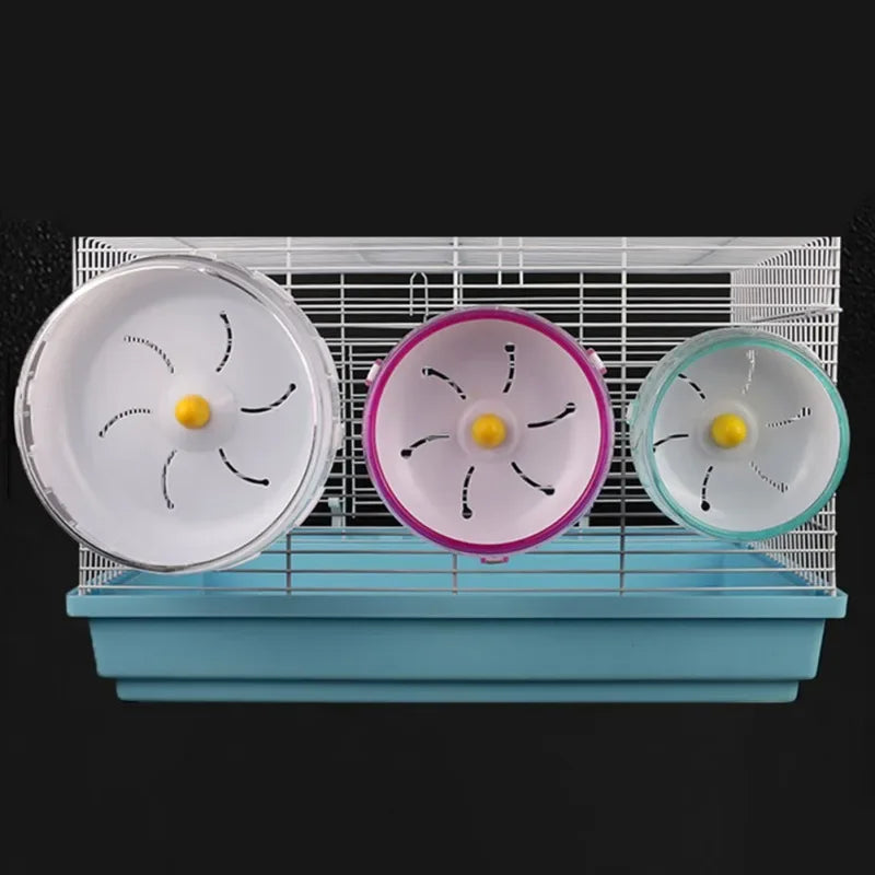 Hamster Running Wheel Exercise Toy, Quiet Spinner For Small Pets