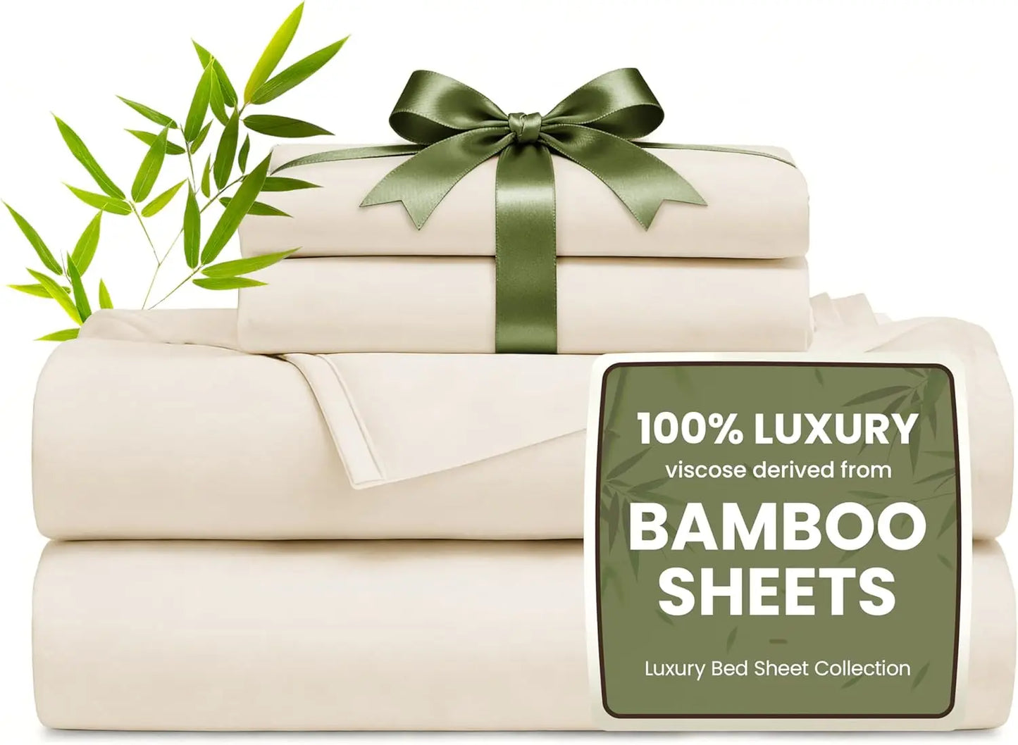Bamboo Rayon Sheet Set 4 Piece With Deep Pocket Cooling