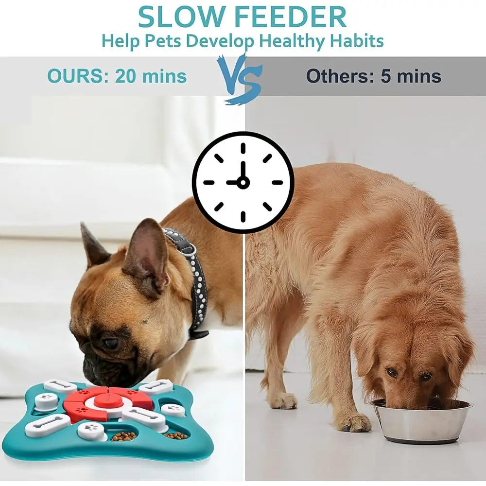 Dog Puzzle Toy Treat Dispensing Enrichment Interactive Brain Stimulator