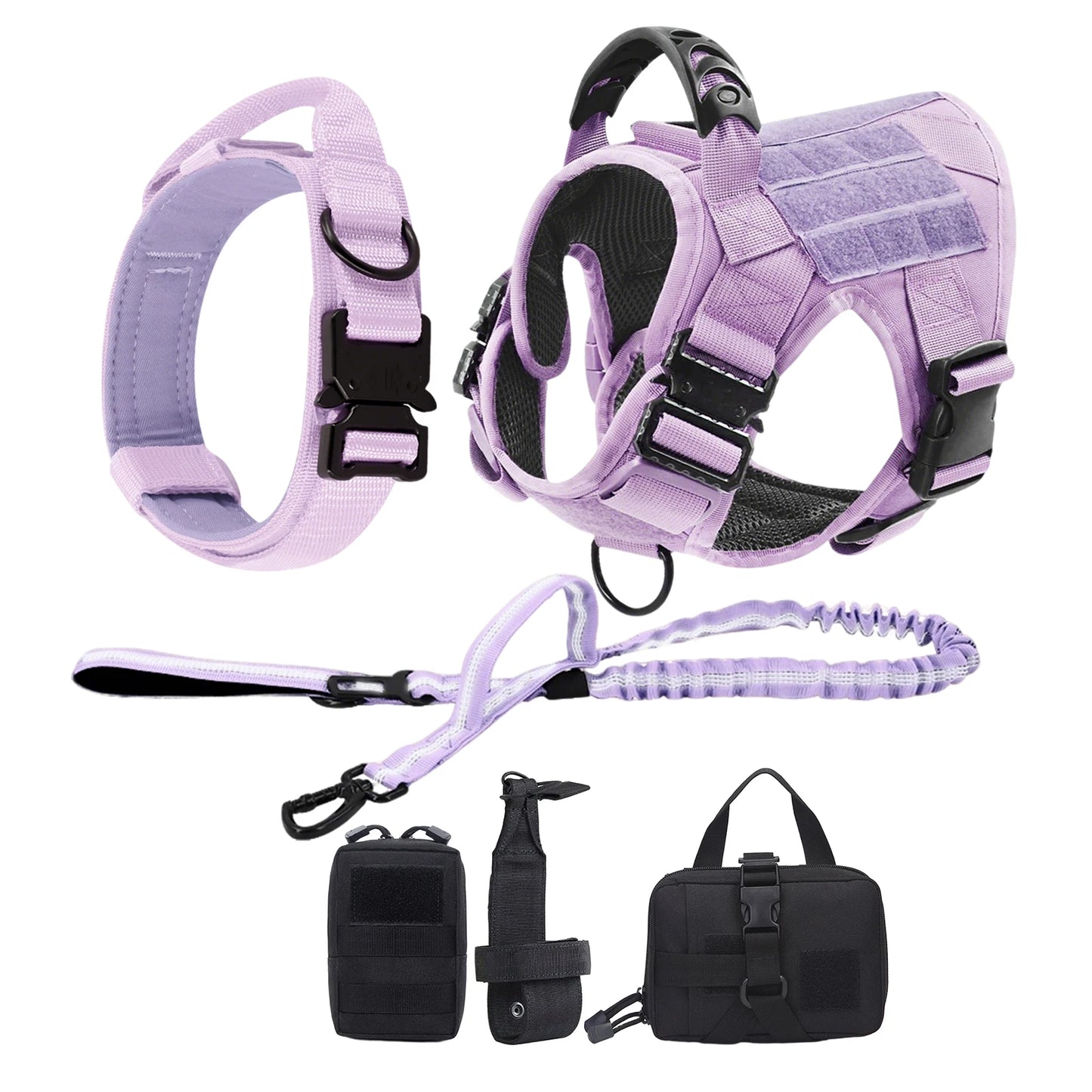 PETRAVEL Military Camouflage Dog Harness For Training And Walking