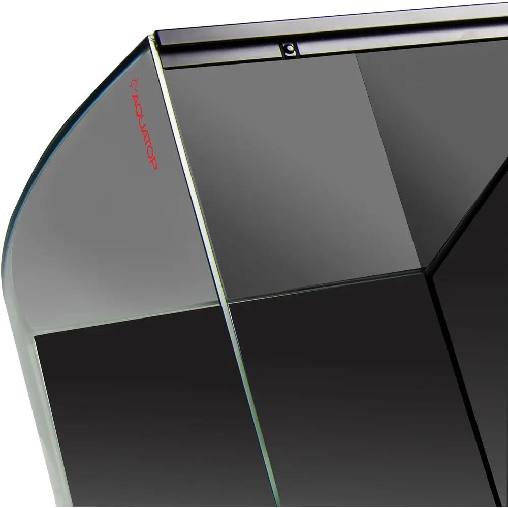 All-In-One Bow Front Glass Aquarium Kit With Filter