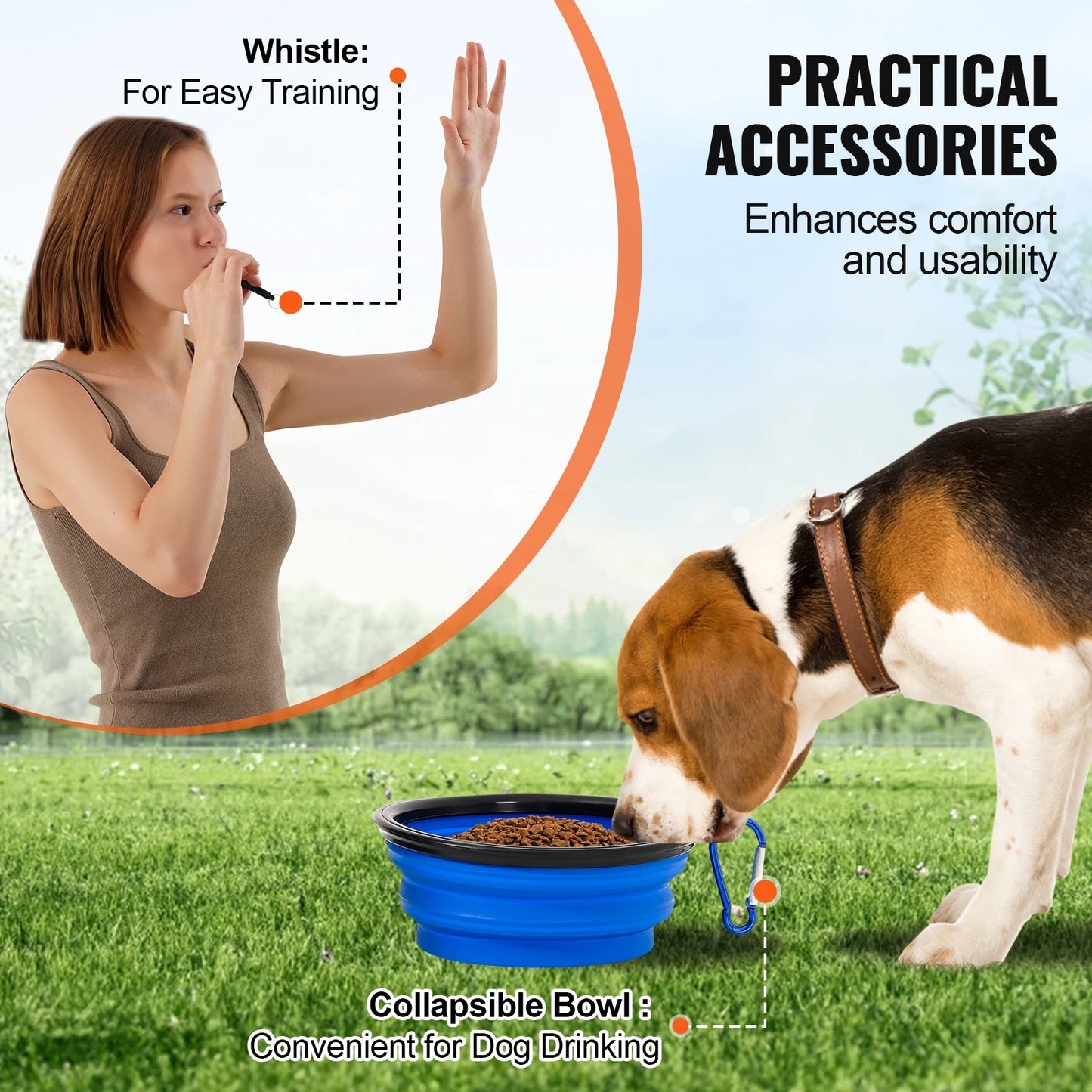 SucceBuy Dog Agility Training Set With Adjustable Hurdles