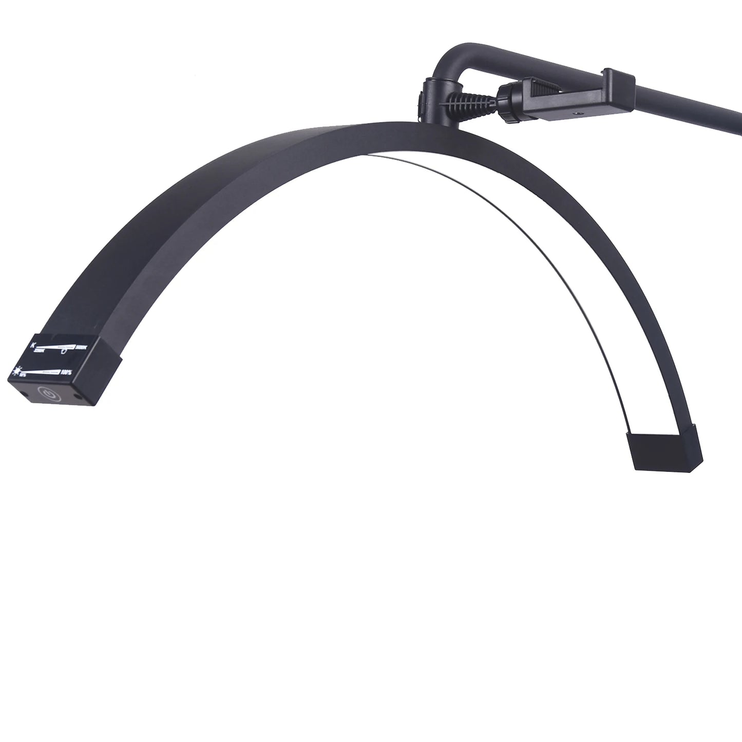 FOSOTO Bi Color Half Moon LED Video Light Floor Tripod