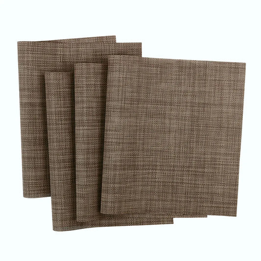UXCELL Heat Resistant Non Skid PVC Table Mats Woven Placemats