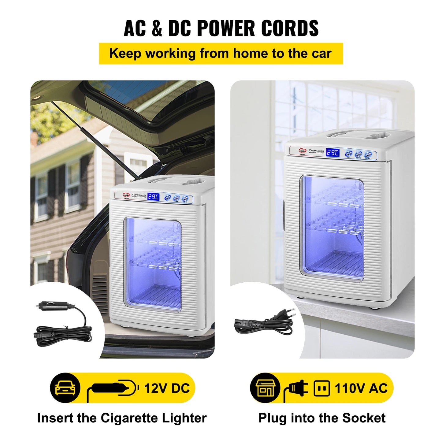 25L Reptile Incubator For Egg Breeding Hatchery And Thermostats