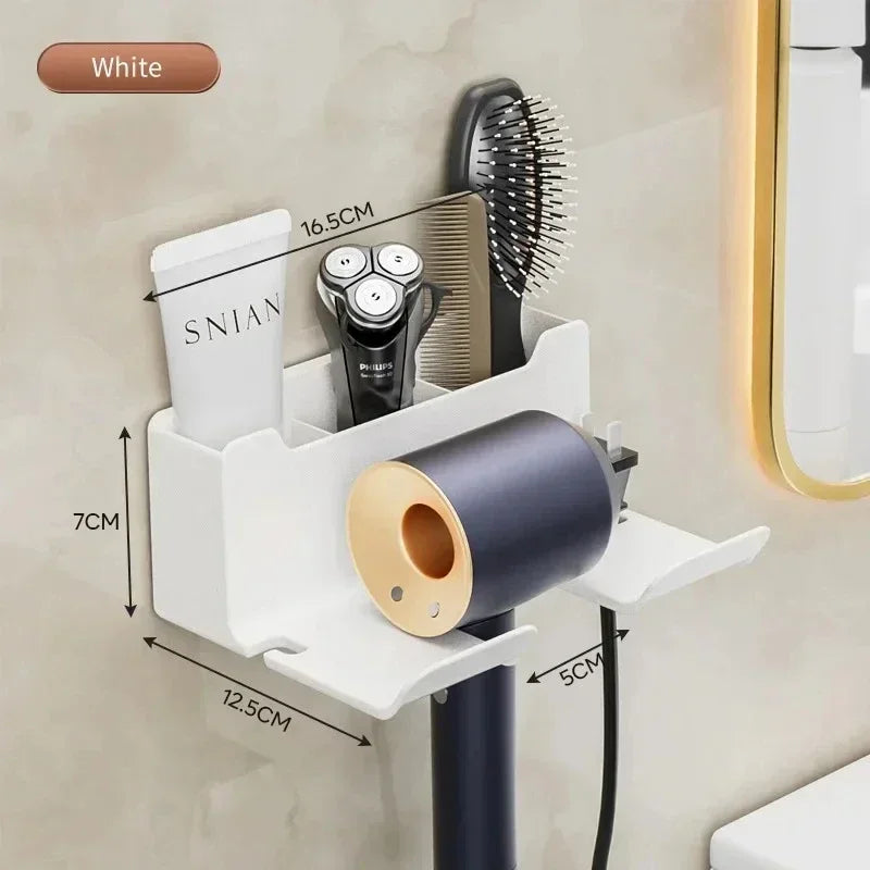 ATMDOG Hair Dryer Holder Wall Mount Suction Cup Organizer Rustproof