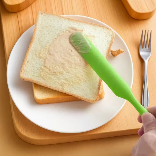 LISM Heat Resistant Silicone Scraper Spatula One Piece Kitchen Tool