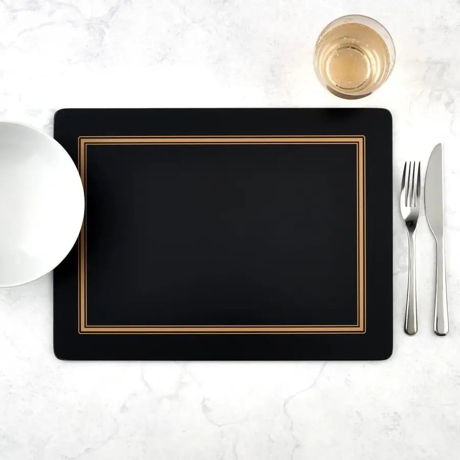 Classic Collection Placemats Set Of 4 Cork Backed Heat Resistant