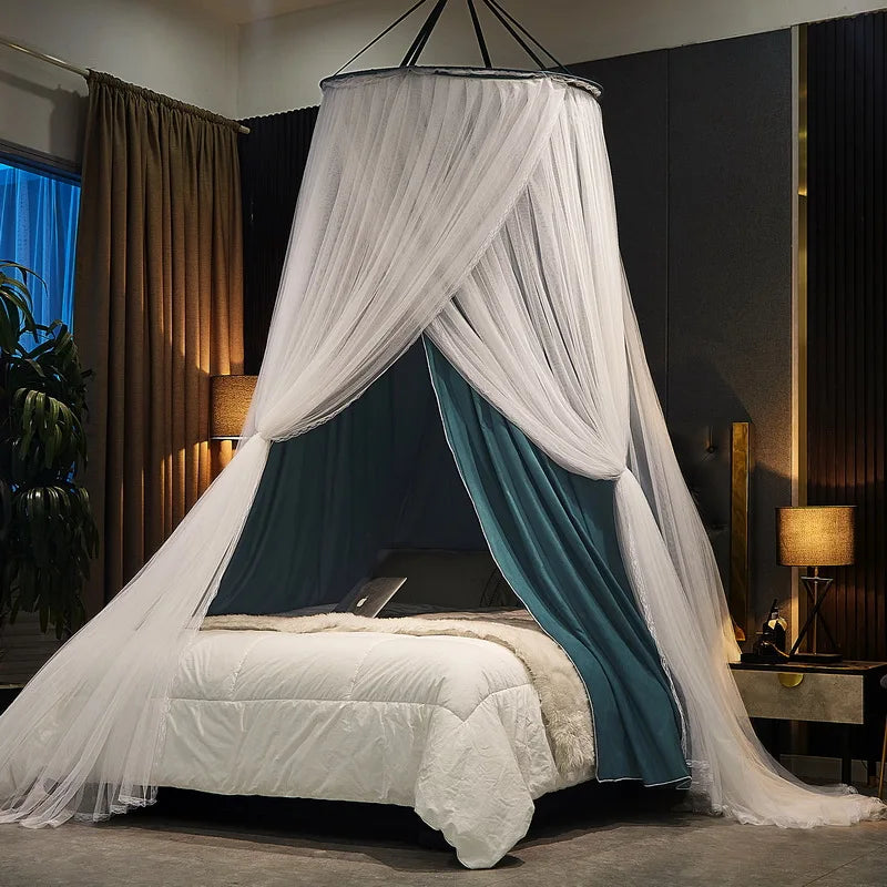 Battilo Double Layer Bed Canopy And Round Dome Mosquito Net