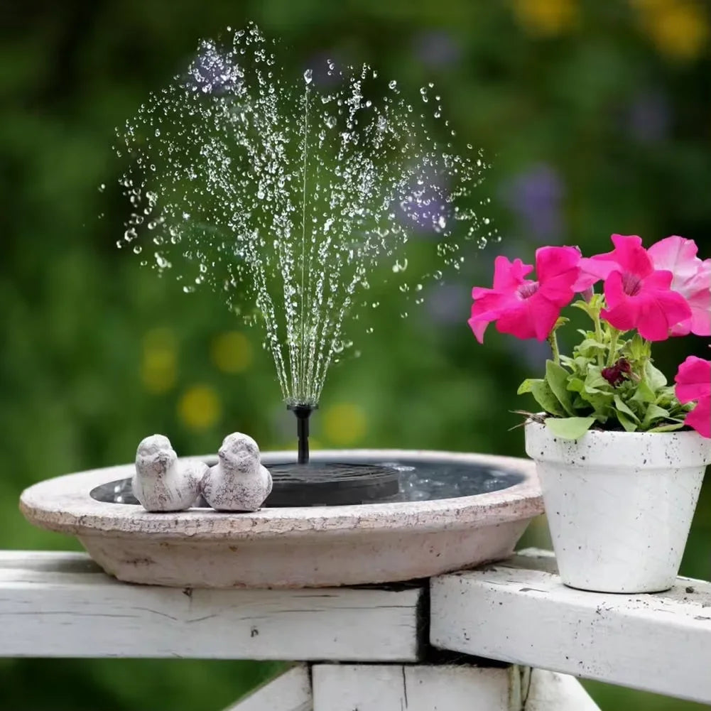 Eco Solar Mini Water Fountain for Outdoor Ponds and Bird Baths