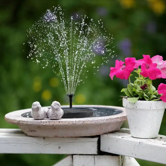 Eco Solar Mini Water Fountain for Outdoor Ponds and Bird Baths