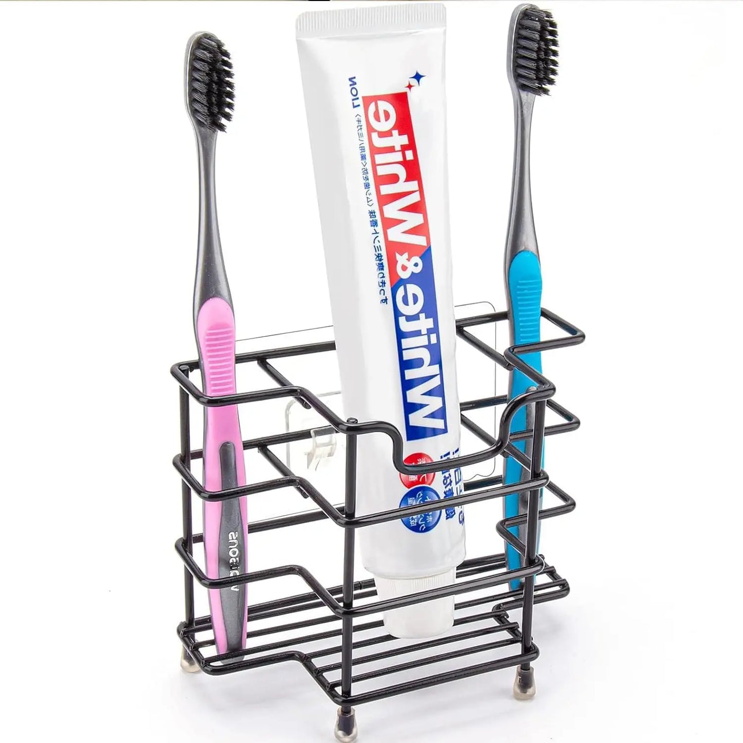 Stainless Steel Toothbrush and Toothpaste Holder for Bathroom