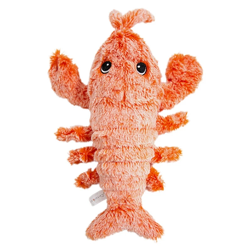 Cat Toys Electric Lobster USB Rechargeable Jumping Plush Teasing Toy