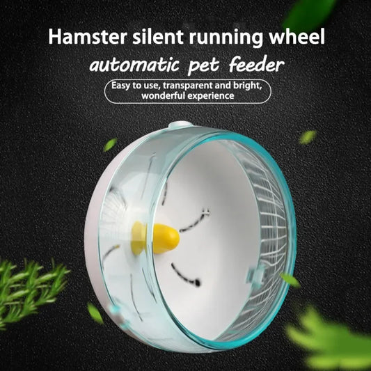 Hamster Running Wheel Exercise Toy, Quiet Spinner For Small Pets