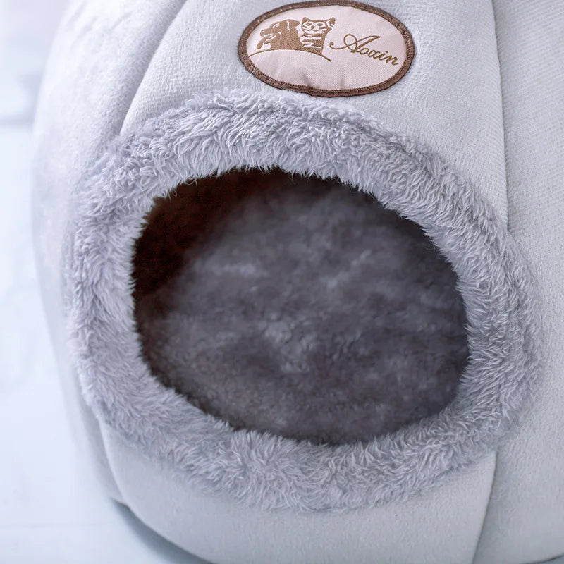 Luxurious Cozy Cat Bed And Pet Cave Nest Indoors Comfort