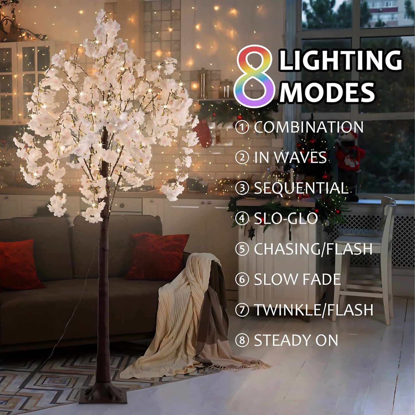Cherry Blossom Tree Light Indoor 450 LED Decoration