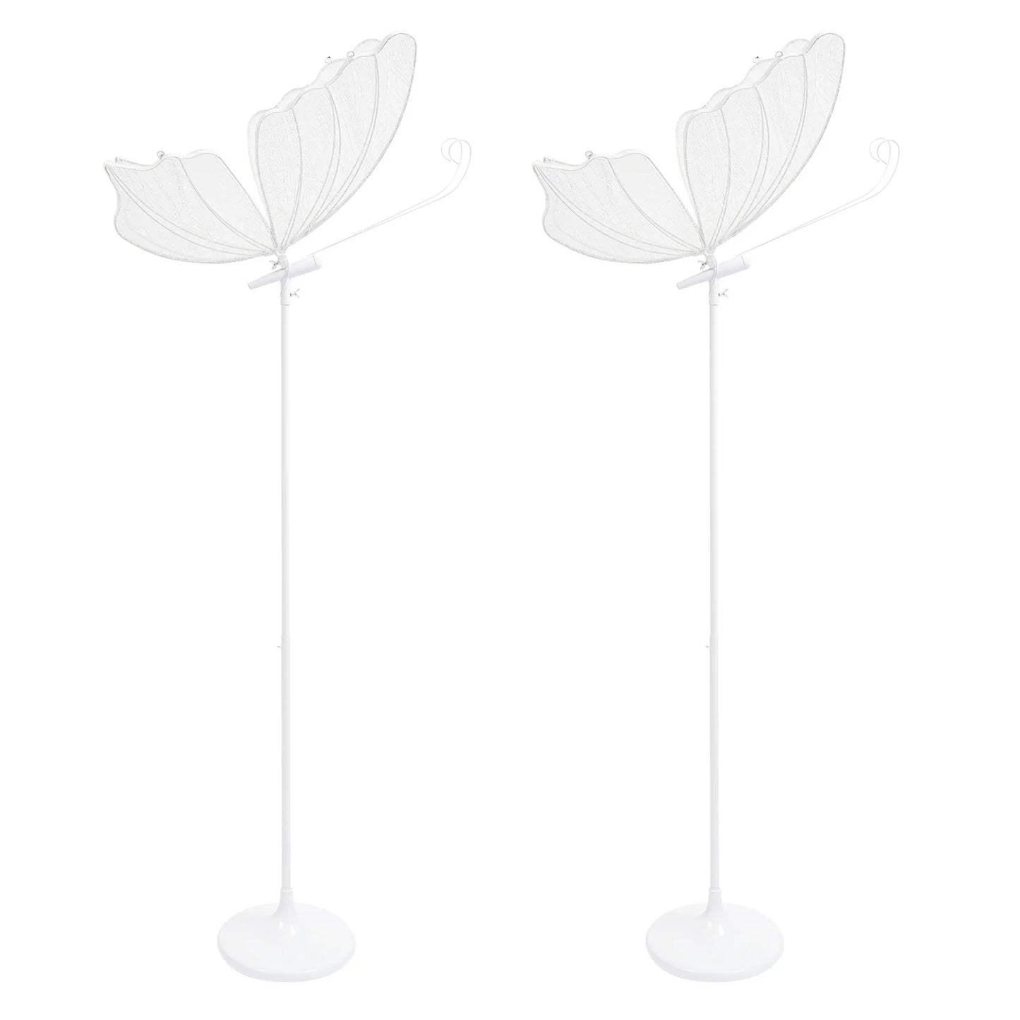 Two Pack Romantic Butterfly Floor Lamp 48W Wedding LED Decor