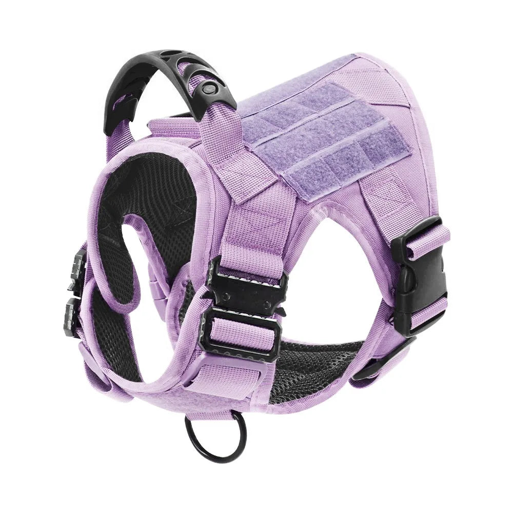 PETRAVEL Military Camouflage Dog Harness For Training And Walking