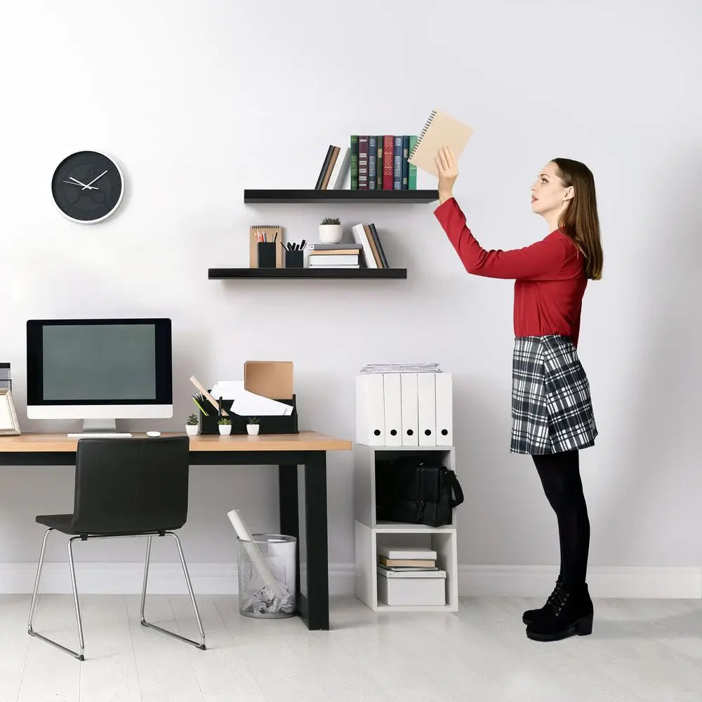 Floating Wall Shelves for Home Display and Storage