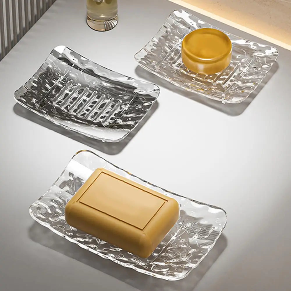 Light Luxury Soap Holder Rack for Bathroom Storage