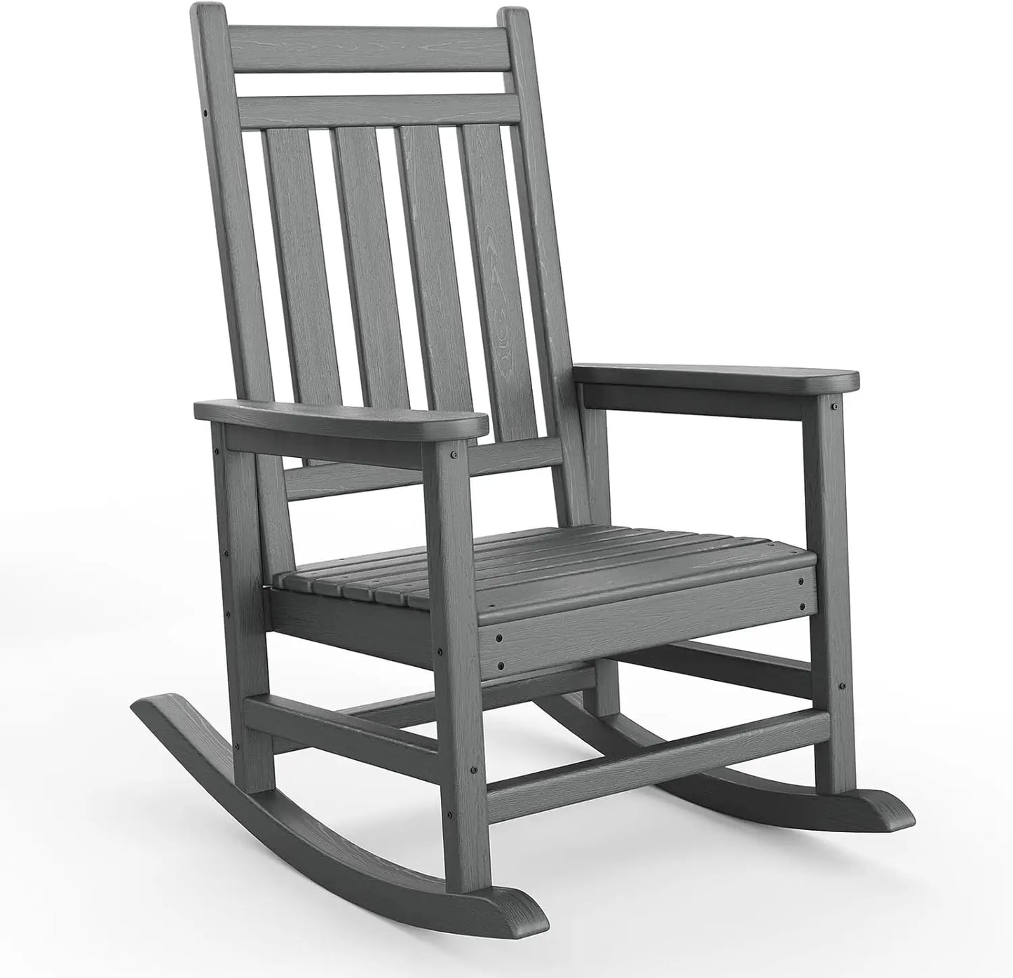 HobbyLane Outdoor Rocking Chair All-Weather HDPE Patio for Adults