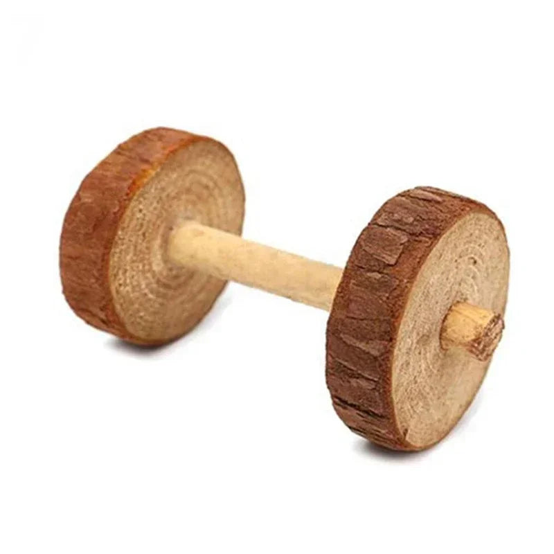 Natural Pine Wood Chew Toys For Small Pets Teeth Grinding