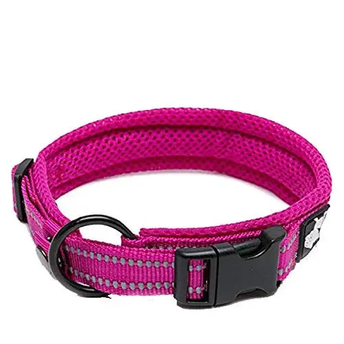 Truelove Nylon Adjustable Dog Collar Reflective Padded TLC5011