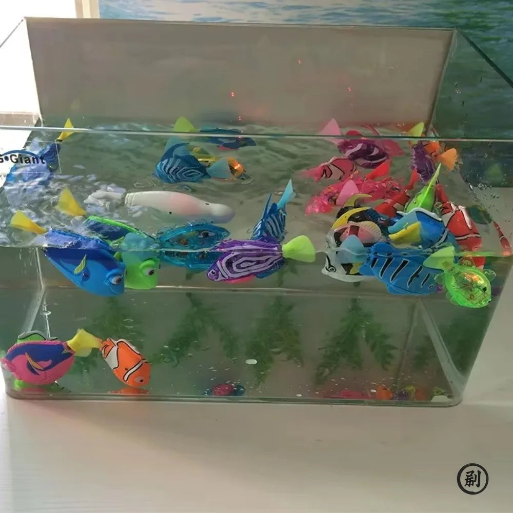 Cat LED Inductive Interactive Swimming Robot Fish Toy