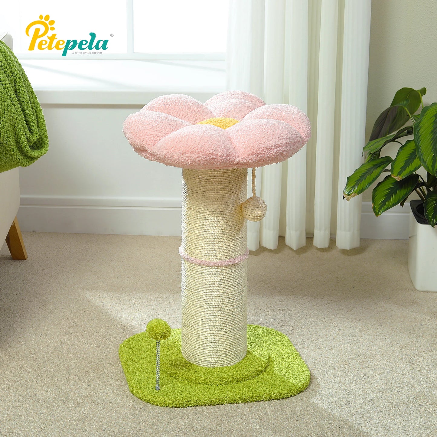 PAWZ Road Flower Cat Tree Scratching Post For Indoor Use