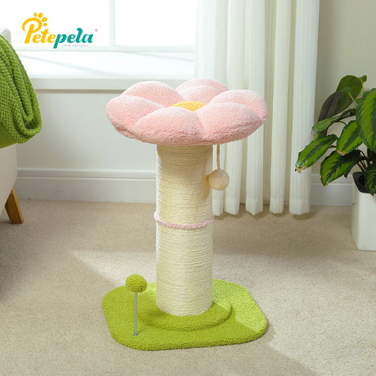 PAWZ Road Flower Cat Tree Scratching Post For Indoor Use