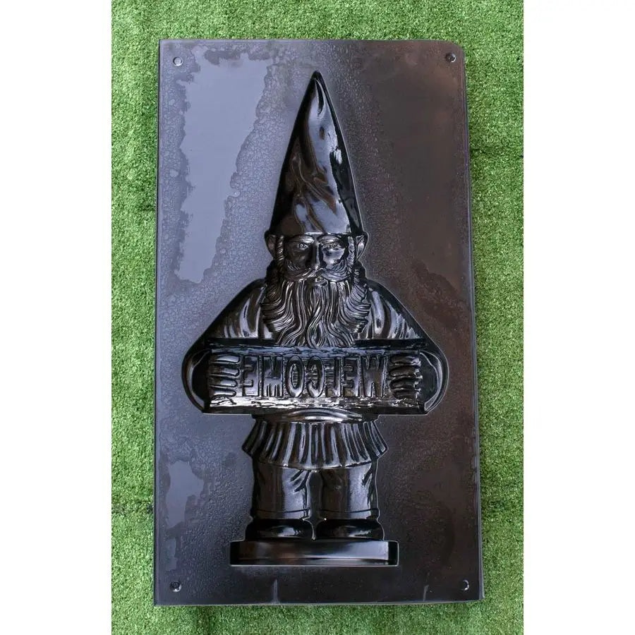 Garden Gnome Welcome Mold for DIY Cement Casting Decor